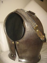 Cuirasse de profil